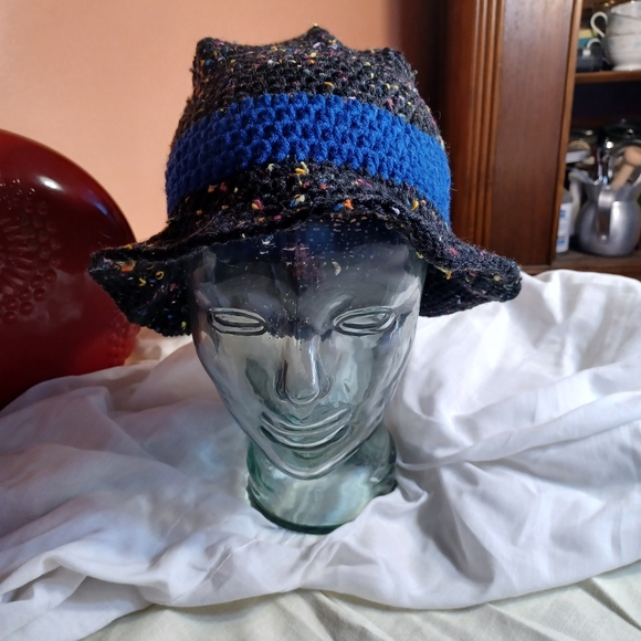 Handmade Children's Wizard style crochet hat. Sz. Medium-Large Children's - Picture 2 of 5